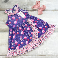 AC Purple Flower Dress