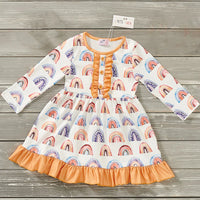 Pre-Order AC Watercolor Rainbows Dress