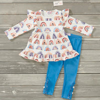 Pre-Order AC Watercolor Rainbows Pant Set