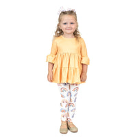 Pre-Order AC Watercolor Rainbows Pant Set (yellow)