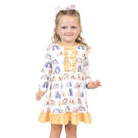 Pre-Order AC Watercolor Rainbows Dress