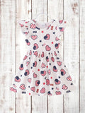 AC America Heart Girl Boutique Dress
