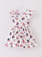 AC America Heart Girl Boutique Dress