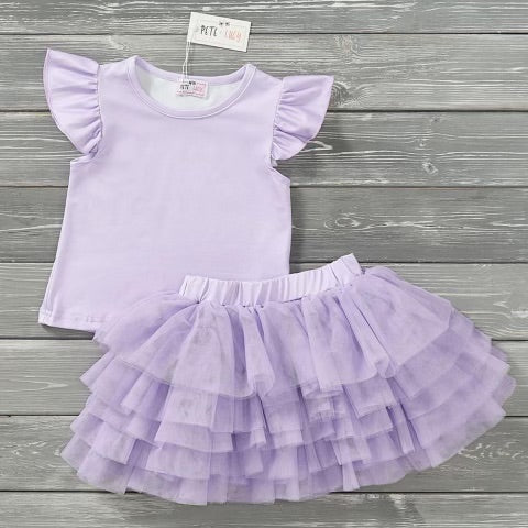 Top and Tutu set - Purple