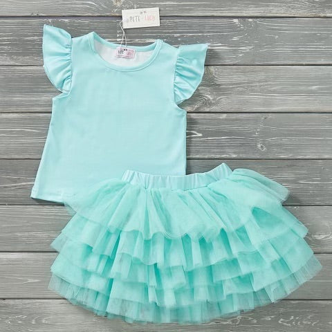 Top and Tutu set - Blue (Preorder)