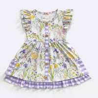 Iris Easter Garden Girls Dress