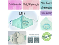 AC 100% organic cotton watercolor mask
