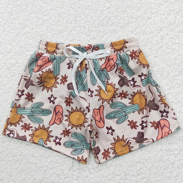 Baby Boys Cactus Western Trunks Swimsuits