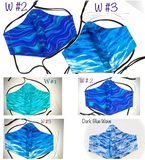 AC Blue Pattern Mask