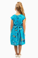 LL Turquoise Vintage Style Peter Pan Collar Dresses Galaxy