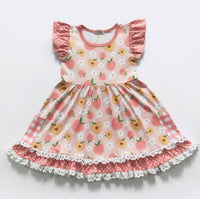 Peach Blossom Girls Dress