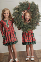 Preorder AC Red & Green Plaid Dress