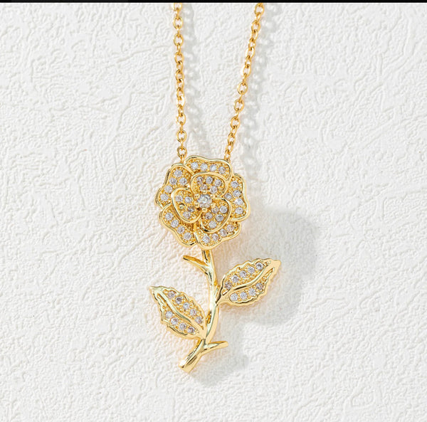 Sun flower necklace