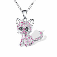 Sun kitty necklace
