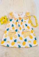 Pineapple-Printed Relax Fit Dress