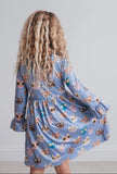 AC Periwinkle Cool CatTwirl Dress