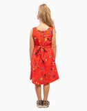 Girls Kids Vintage Audrey Hepburn Style Sizes Galaxy Red