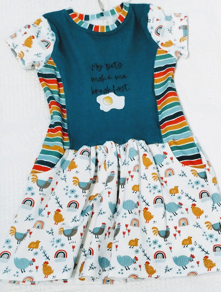 RGT Breakfast Chicken Dress 5T