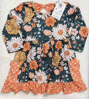 AC Orange Flower Dress