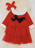 AC Red Miss Santa Ruffle Dress