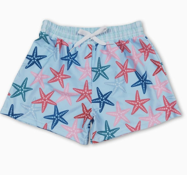Blue Starfish Baby Boys Summer Swim Shorts