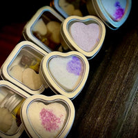 Small bath lavender bombs container