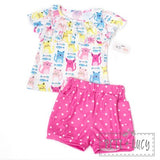 AC I Love Cats Shorts Set