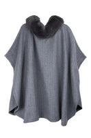AC Saachi Delilah Faux Fur Pocketed Kimono