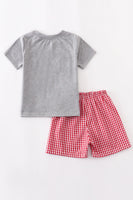 AC Rocket & Fireworks Plaid Shorts Set