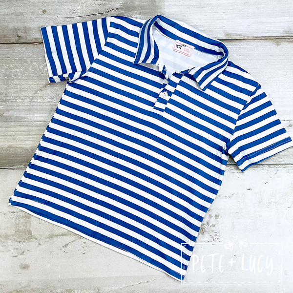 AC Blue & White Stripes Shirt
