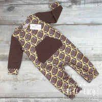 AC Boy's Football Fun Romper