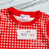 AC Christmas Mistletoe Boy Infant Romper