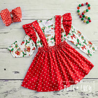 AC Christmas Mistletoe: Girl 2-Piece Skirt Set