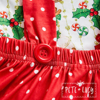 AC Christmas Mistletoe: Girl 2-Piece Skirt Set