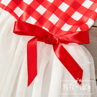 AC Red Plaid Tutu