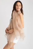 Sheer Shimmering Social Wrap
