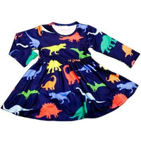 Honeydew Primary Dinosaur Twirl Dresses