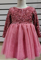 AC Girl Pink Sparkle Tulle Dress