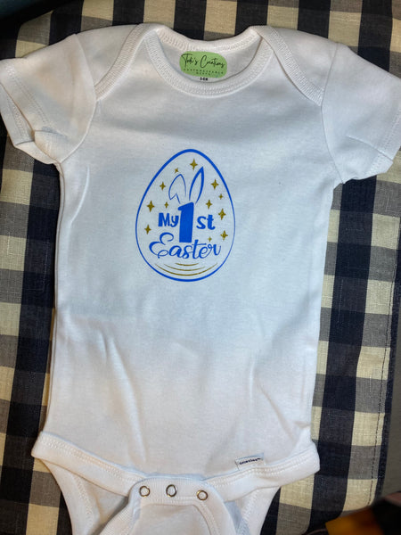 BTD 1st Easter onesie 3-6 Mo