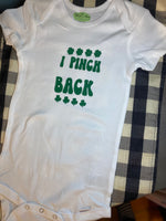 BTD St. Patricks Day onesie 24 Mo