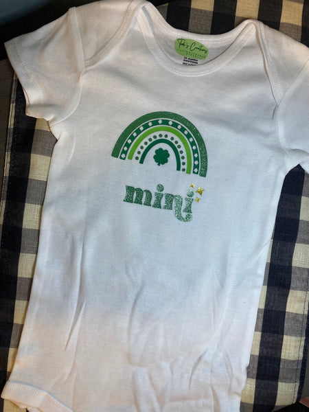 BTD St. Patricks Day onesie 24 Mo