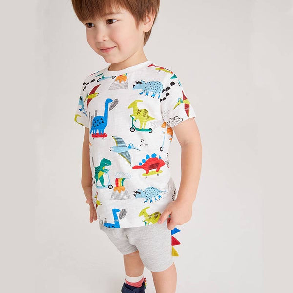 AC Cartoon Dinosaurs Boys 2Pcs Set