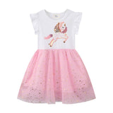 AC Pink Unicorn Princess Tulle Dress