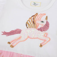 AC Pink Unicorn Princess Tulle Dress