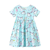 AC Blue Rainbow Unicorn Dress