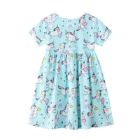 AC Blue Rainbow Unicorn Dress