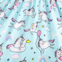 AC Blue Rainbow Unicorn Dress