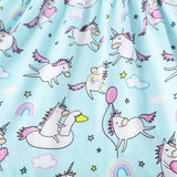 AC Blue Rainbow Unicorn Dress