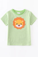 AC Green Lion Striped T-Shirt