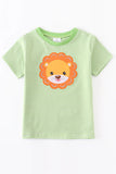 AC Green Lion Striped T-Shirt